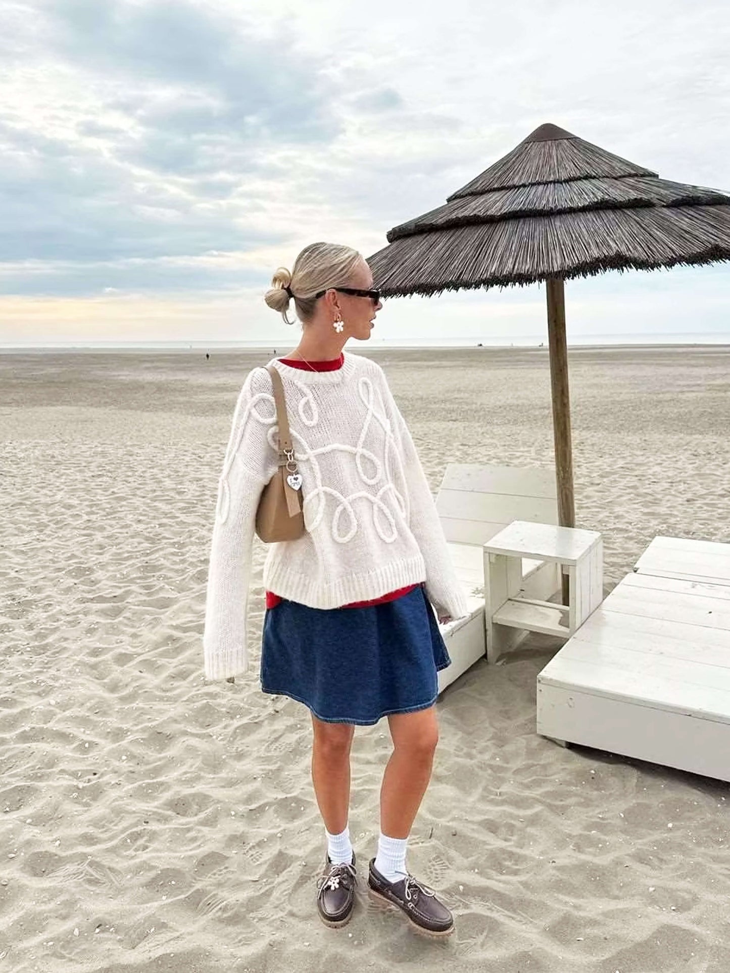 Veste Femme Noir Taille M Polyester Classique Manches Longues-6