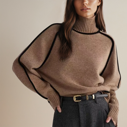Pull Femme Col Roulé Confortable en Polyester – Plusieurs Couleurs 0