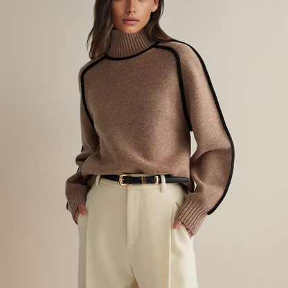 Pull Femme Col Roulé Confortable en Polyester – Plusieurs Couleurs 3