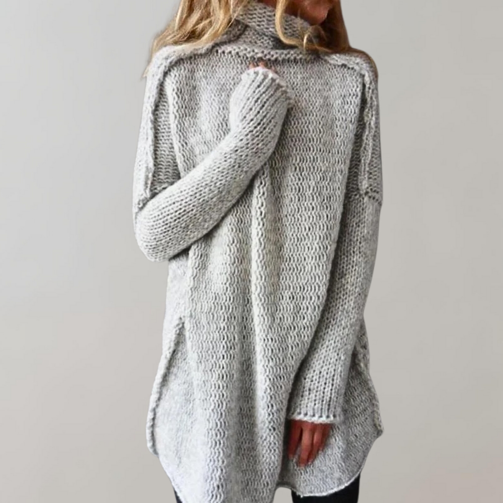 Pull Femme Oversize Acrylique Tricoté 1