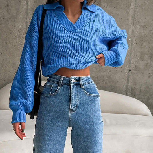 Pull Femme Tricoté Polyester Confortable 0
