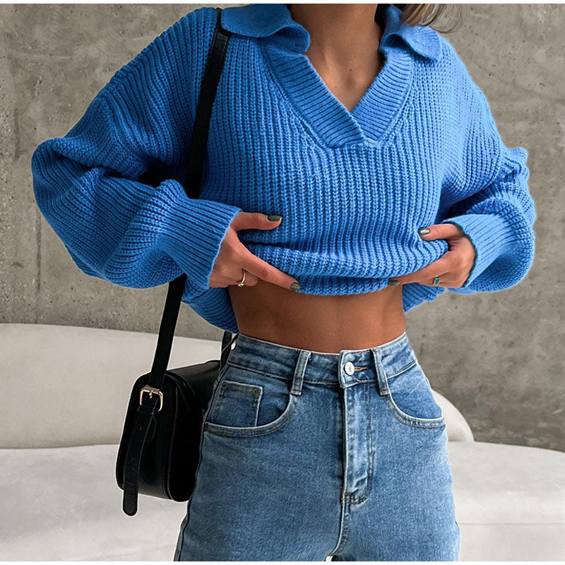 Pull Femme Tricoté Polyester Confortable 1