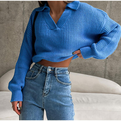Pull Femme Tricoté Polyester Confortable 2