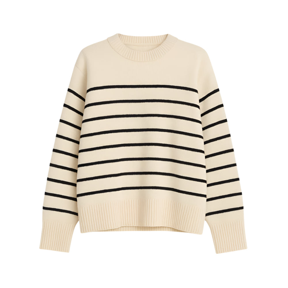 Pull Homme Rayé Taille M Coton