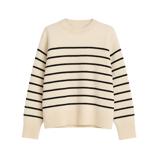 Pull Homme Rayé Taille M Coton